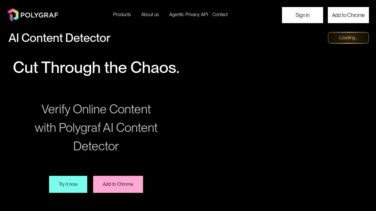 Polygraf AI Content Detector