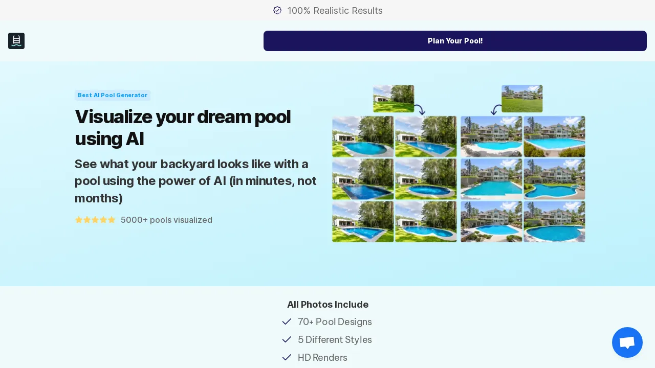 Poolplannerai screenshot