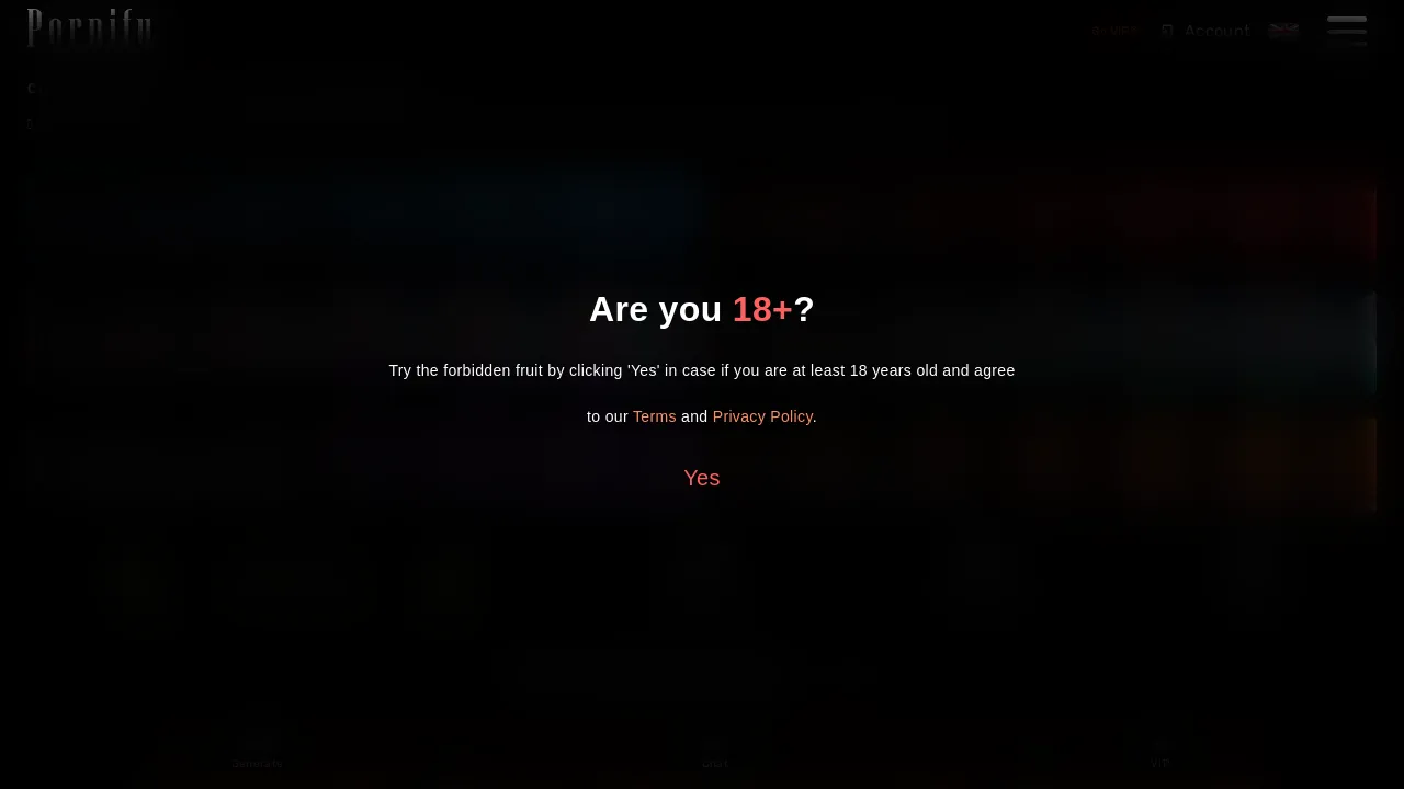 Pornify: Your Fantasies, Generated by AI