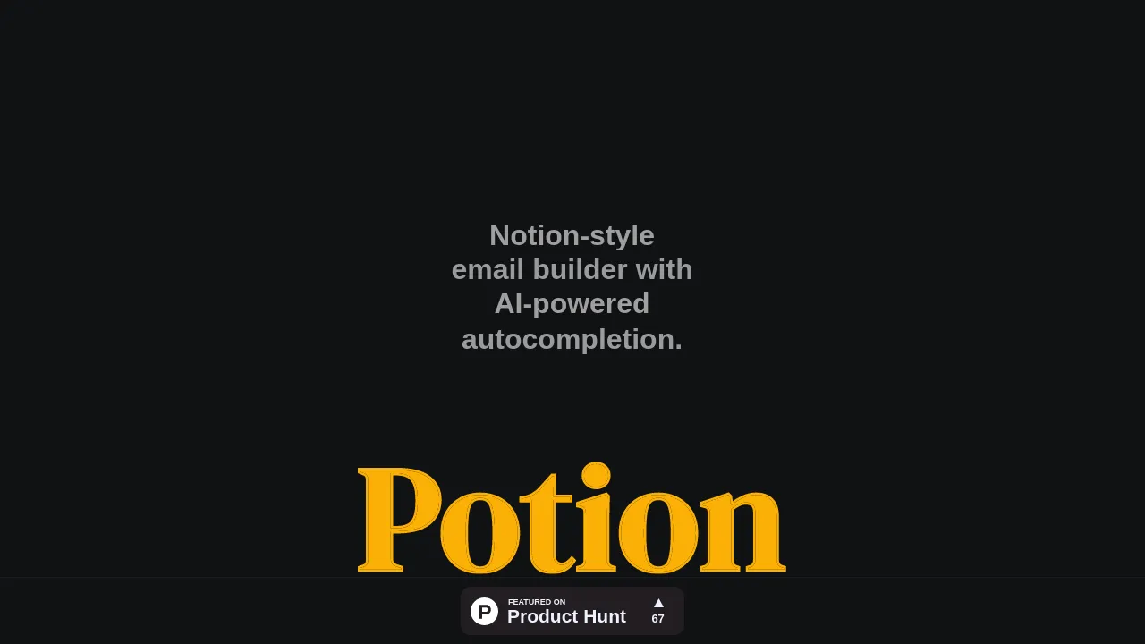 Potion screenshot
