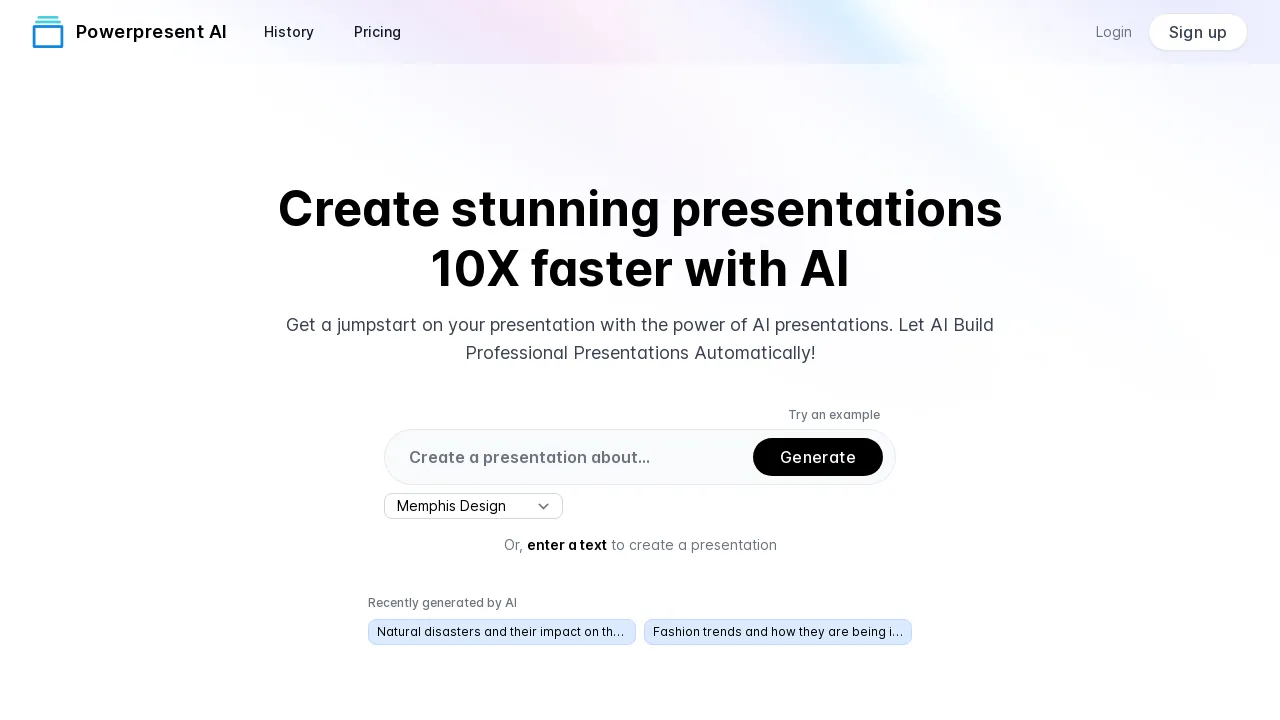 Powerpresent AI screenshot