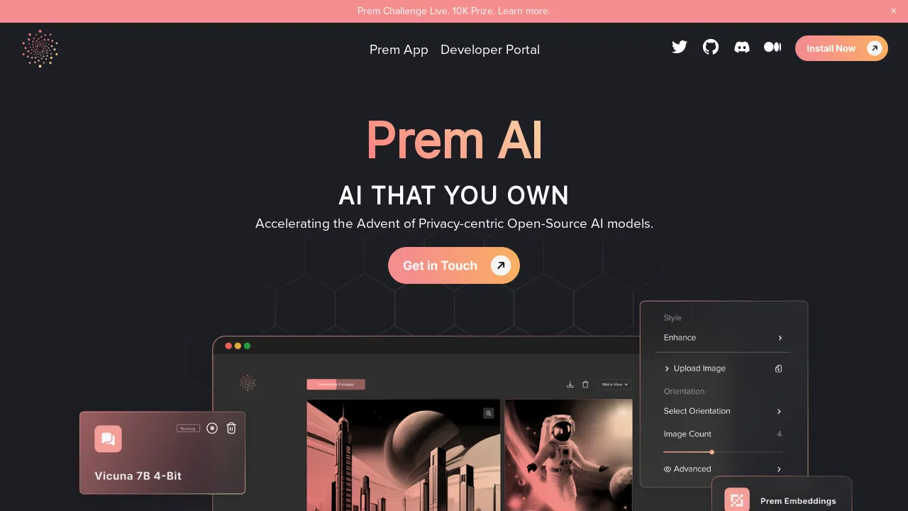 Prem AI screenshot