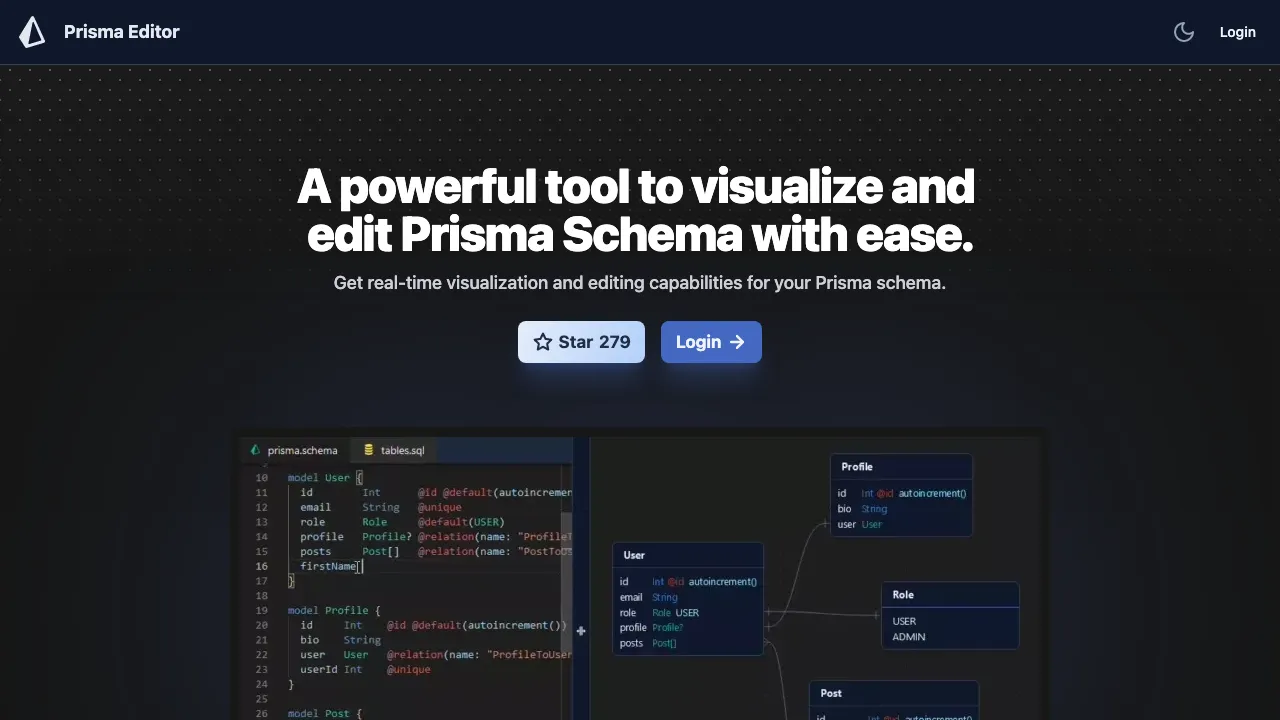 Prisma Editor screenshot