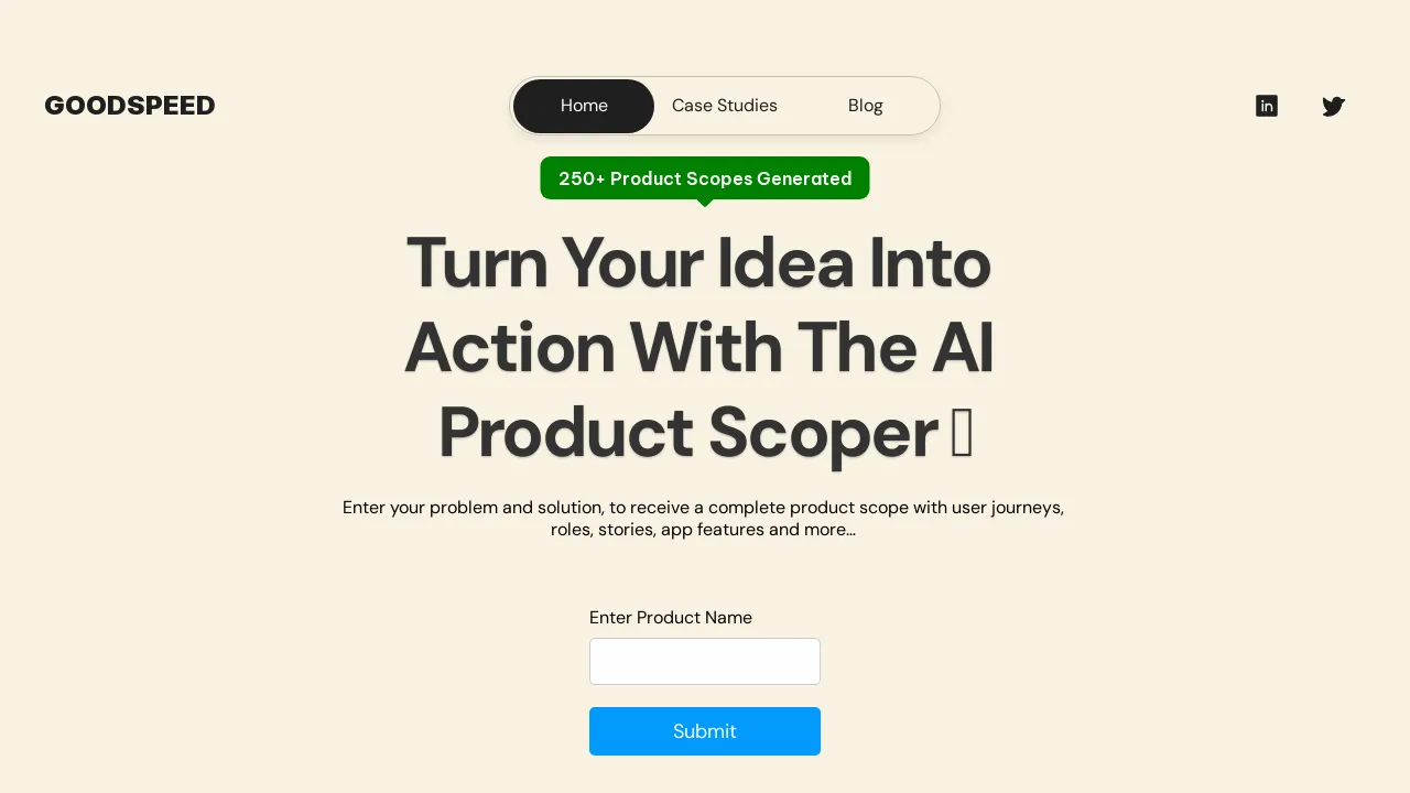 Product Scope screenshot