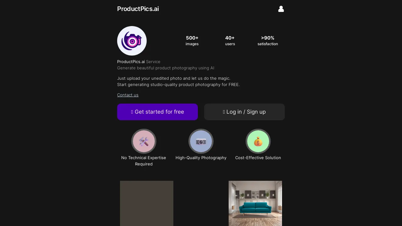 ProductPics.AI screenshot