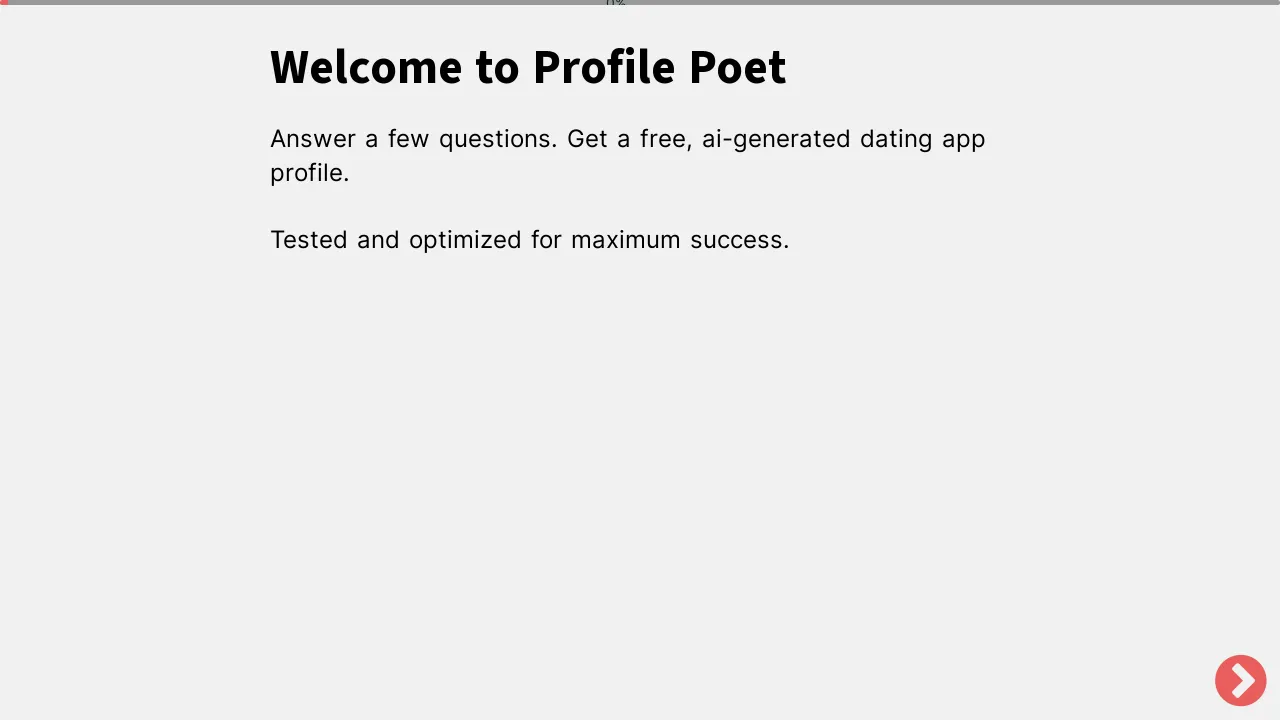 Profile Creator screenshot