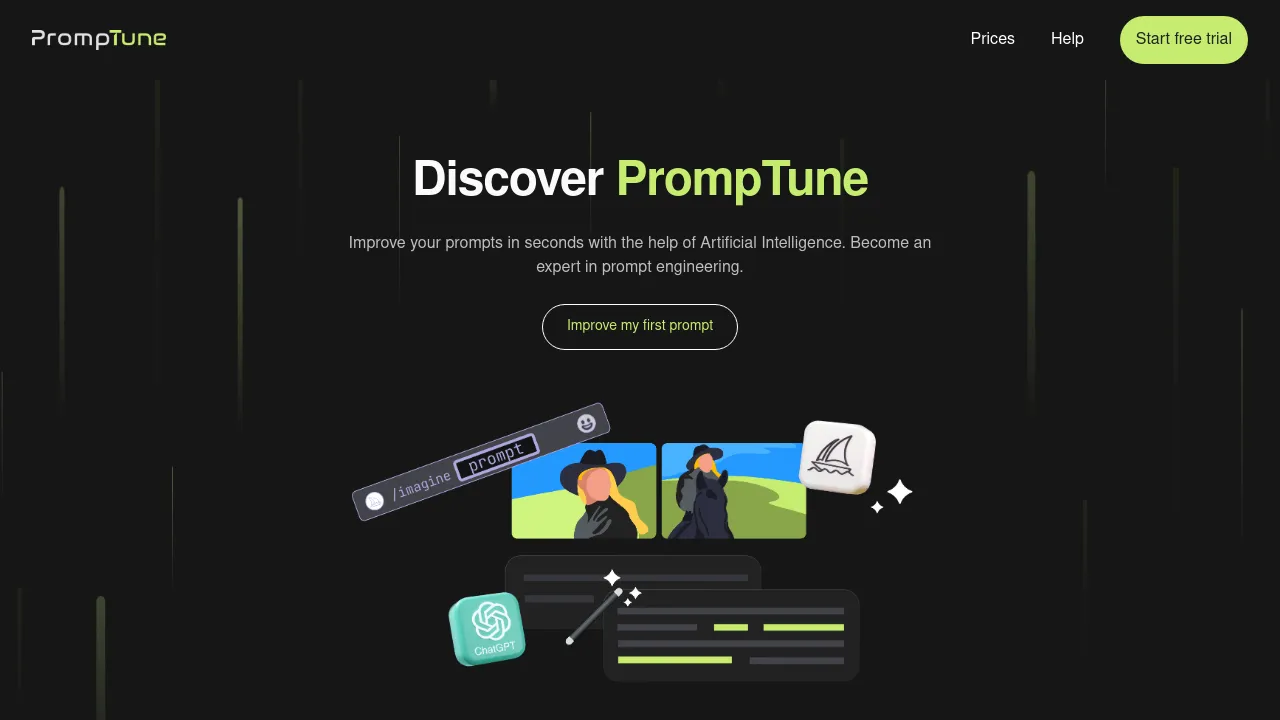 PrompTune screenshot