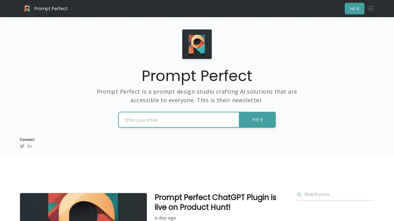 Promptperfect.xyz screenshot