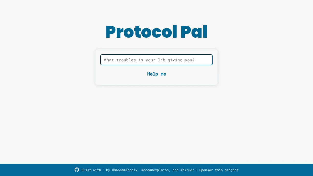 Protocol Pal screenshot