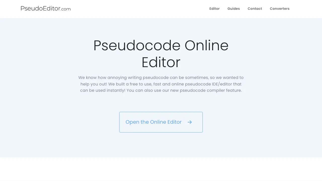 PseudoEditor screenshot