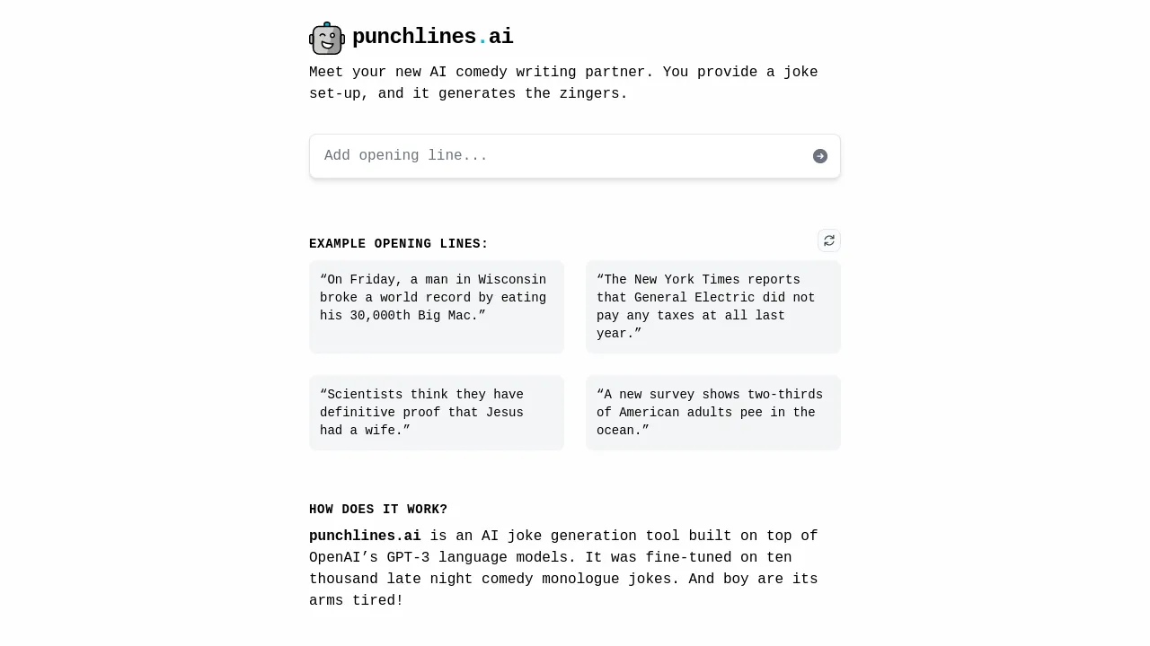 Punchlines screenshot