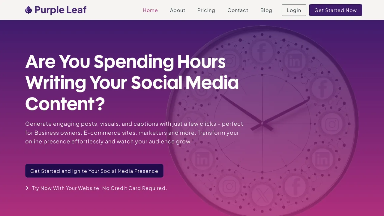 Purple Leaf screenshot