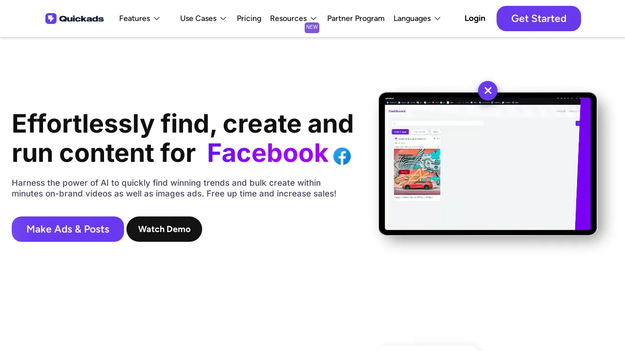 Quick Ads AI screenshot