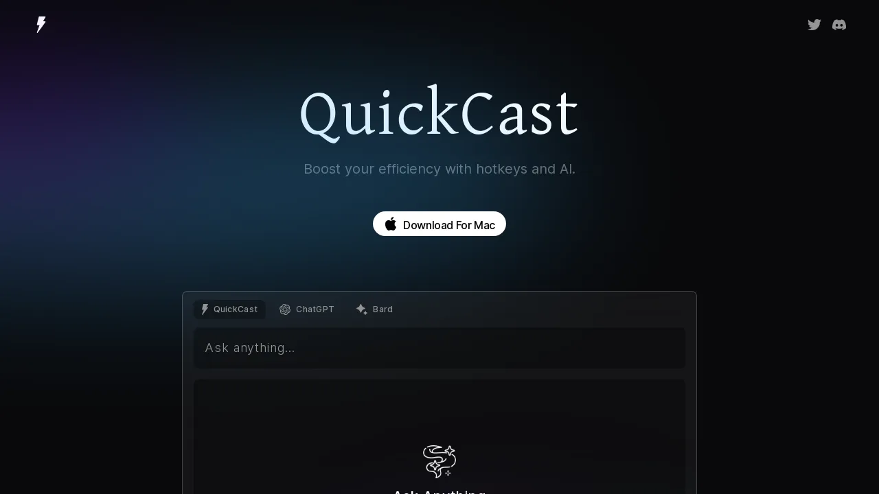 Quickcast screenshot