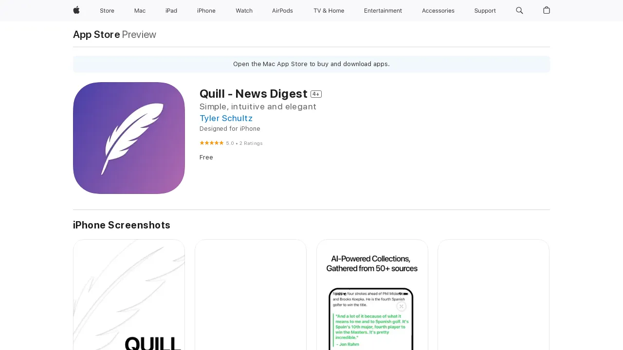 Quill screenshot