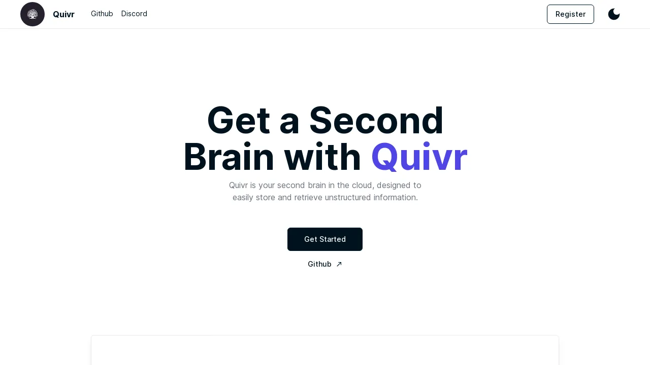 Quivr screenshot