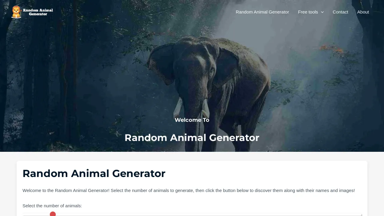 Random animal generator