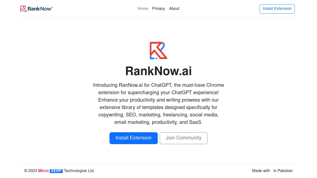 Ranknow.ai screenshot