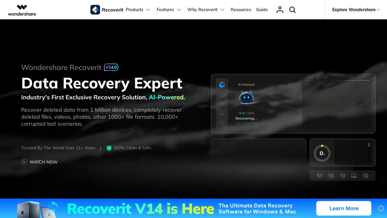 Recoverit AI Data Recovery