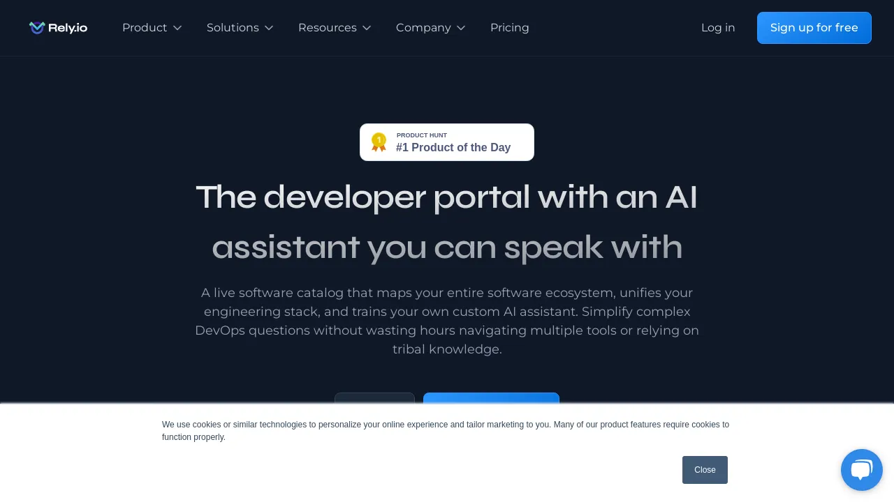 Rely.io screenshot