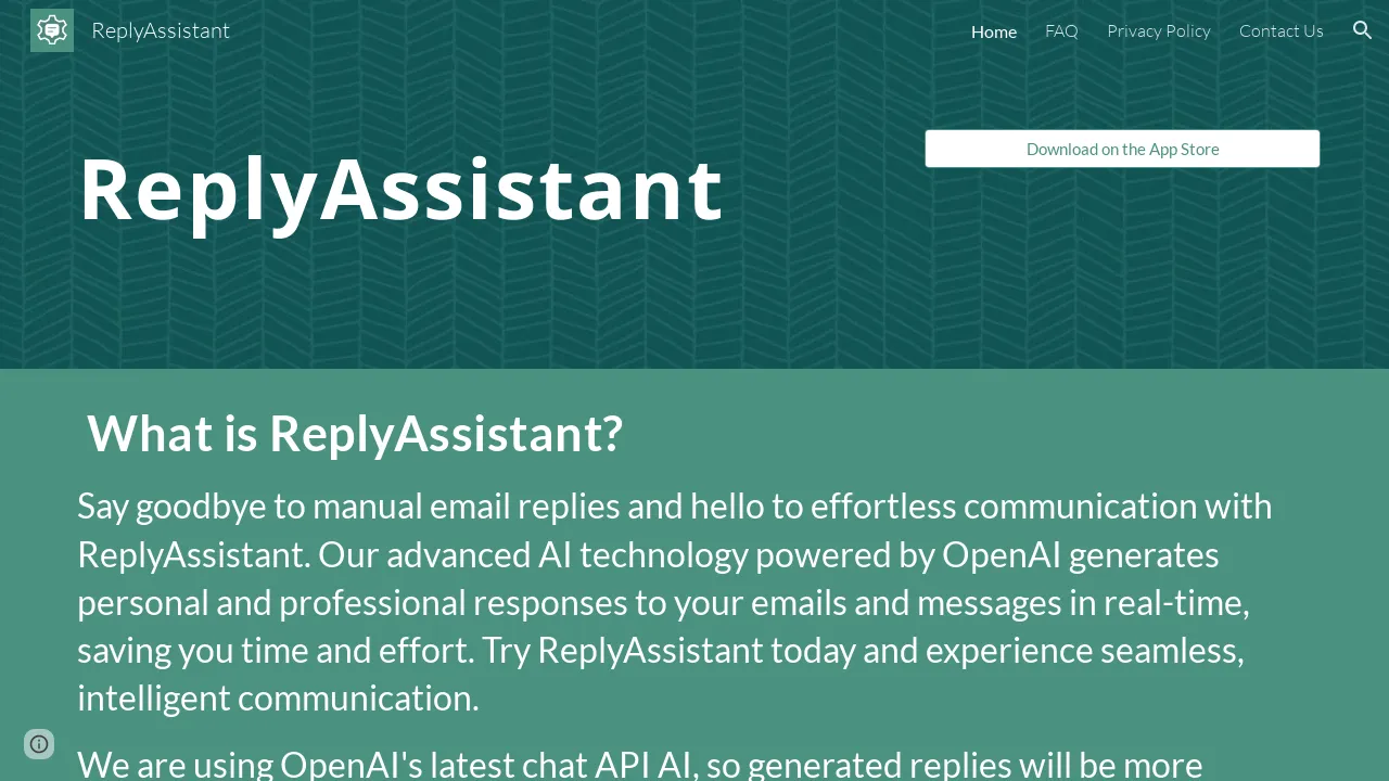 ReplyAssistant screenshot