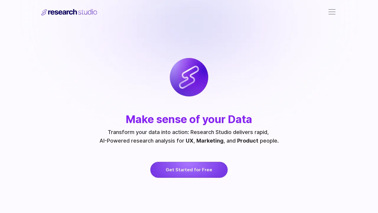 Research Studio screenshot