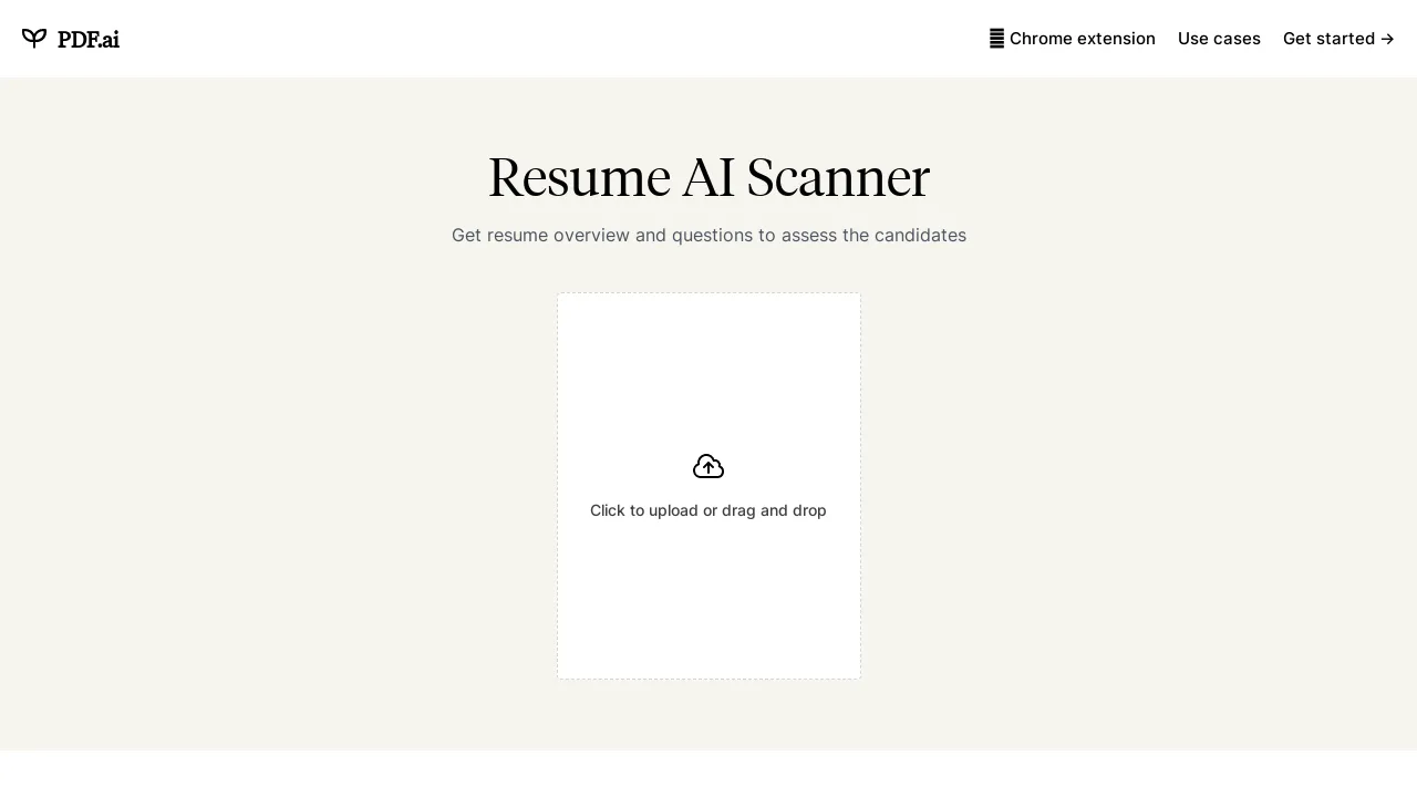 Resume Scanner screenshot