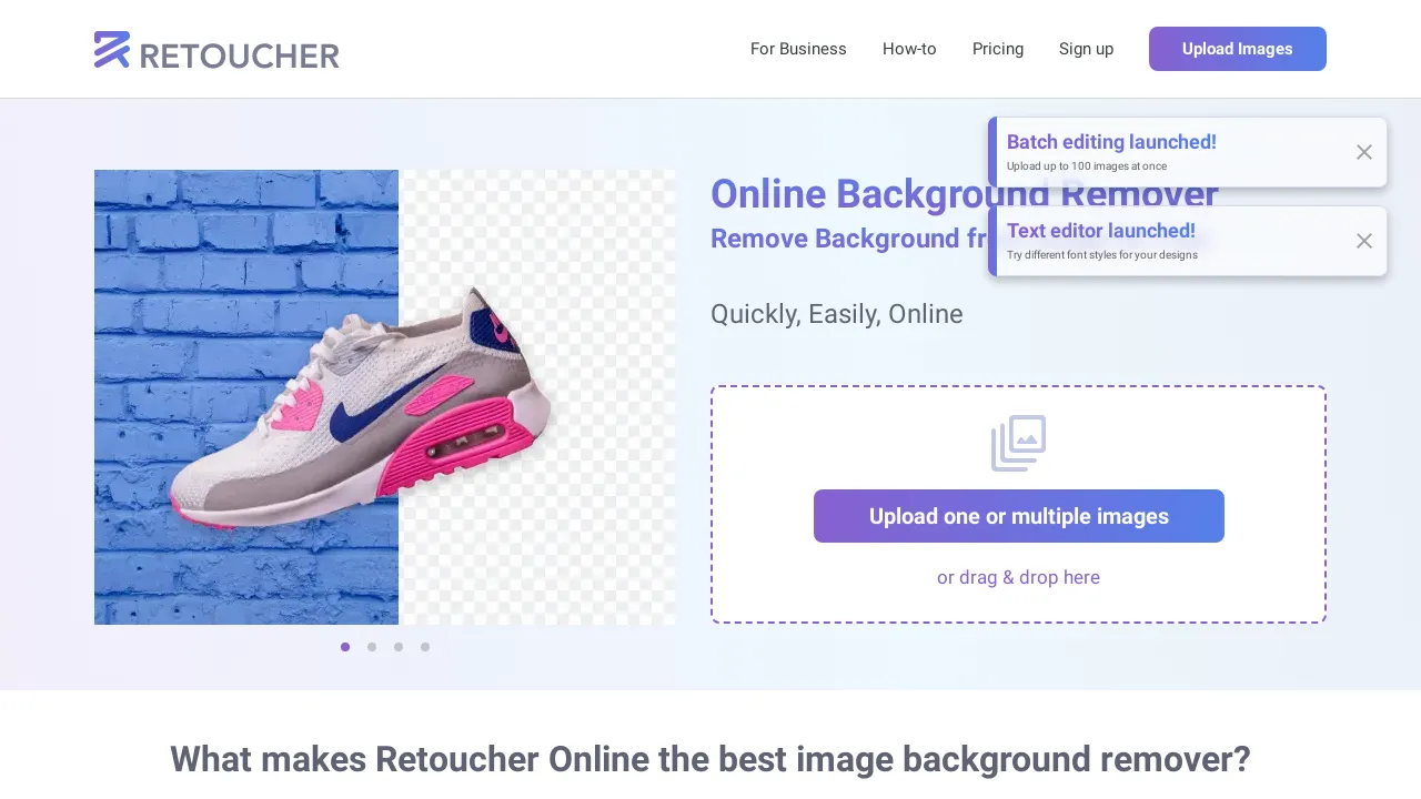 Retoucher screenshot