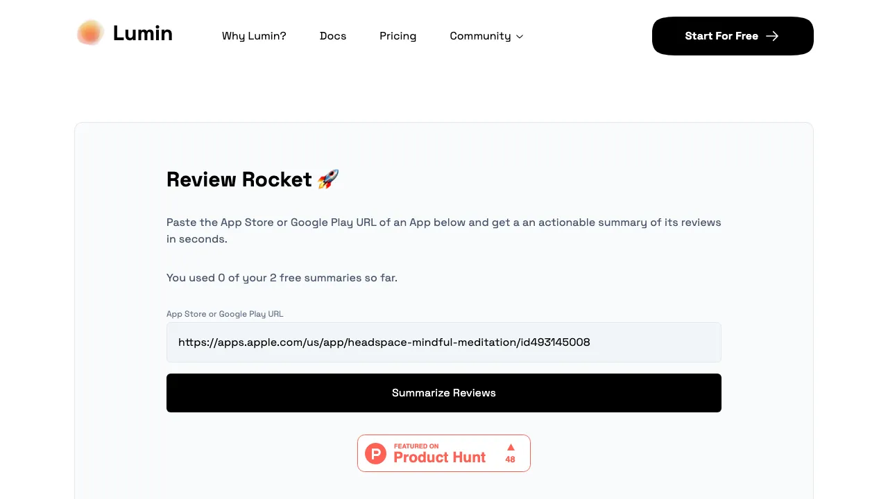 Review Rocket screenshot