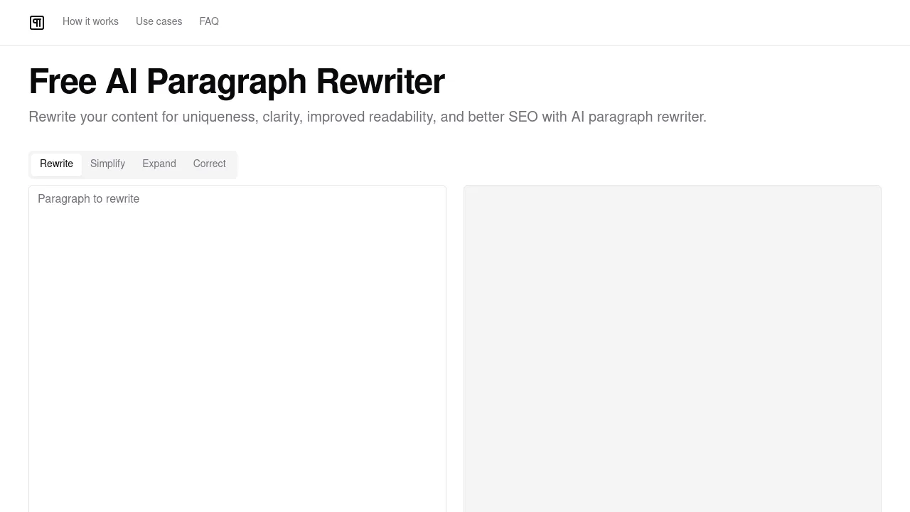 Rewritify screenshot