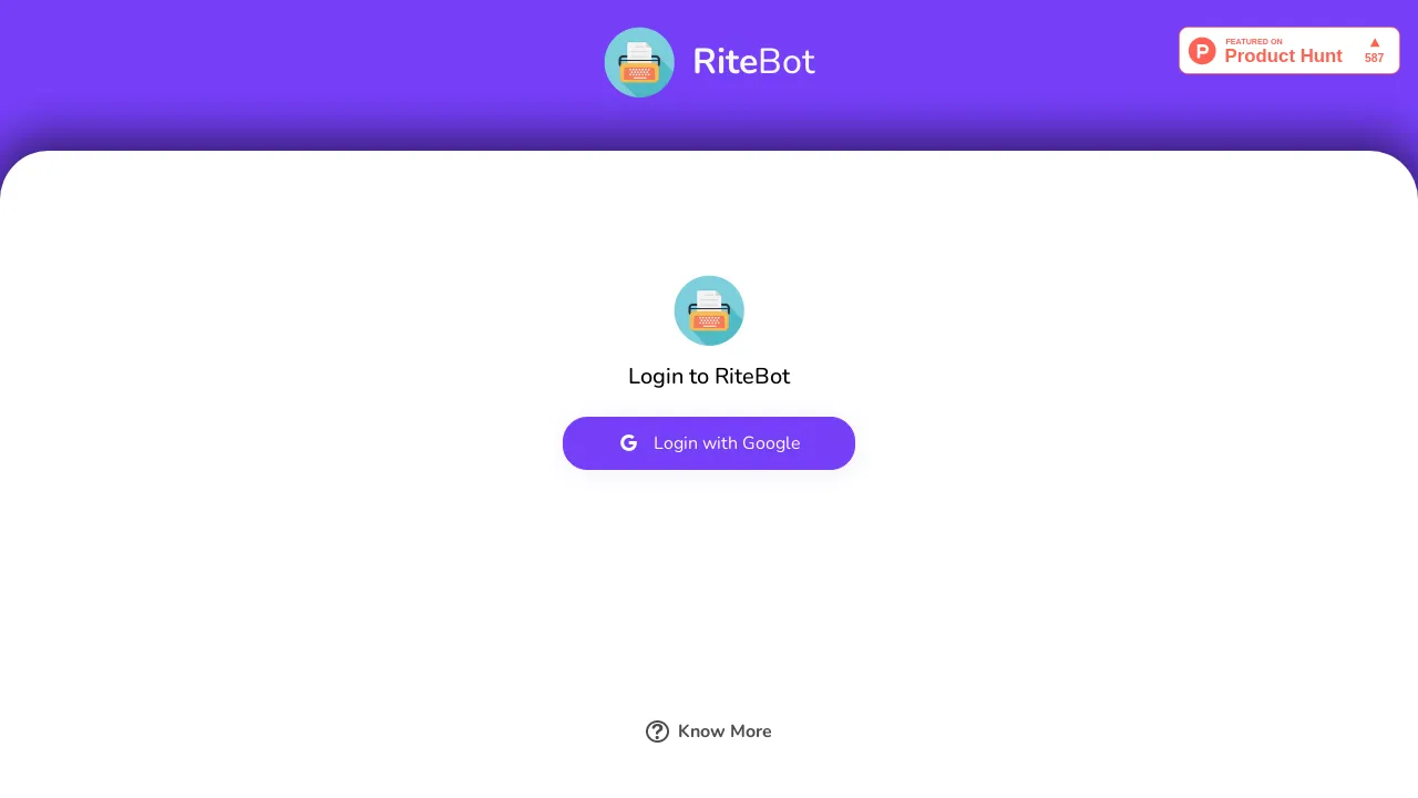 RiteBot screenshot