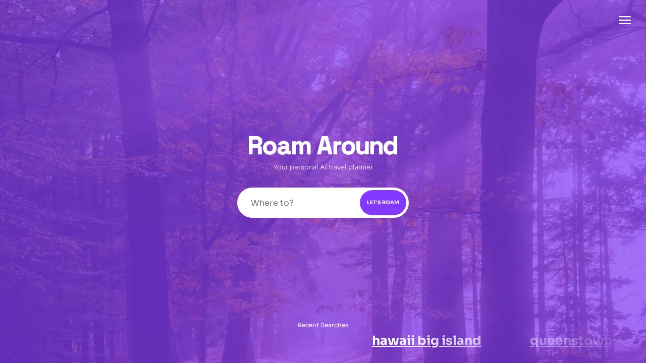 Roamaround screenshot