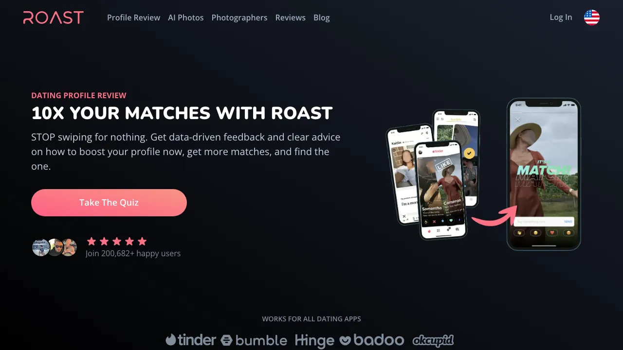 Roast Dating screenshot