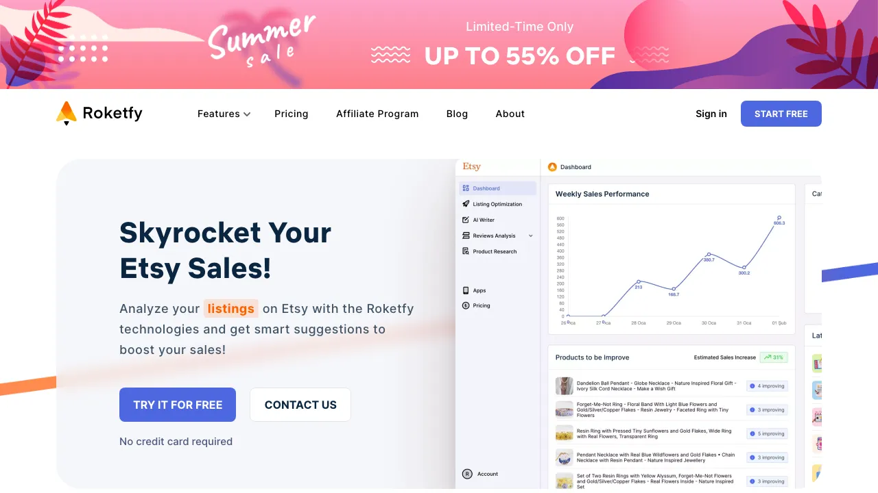 Roketfy screenshot