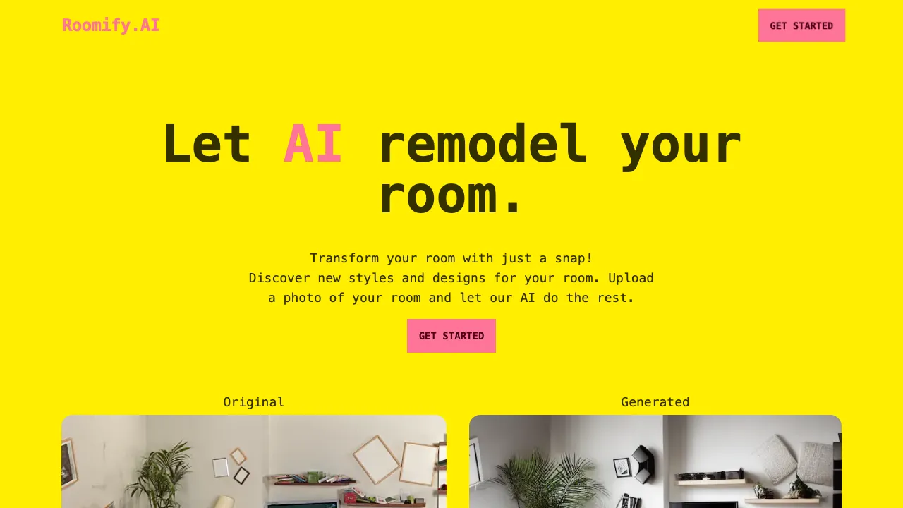 Roomify AI screenshot