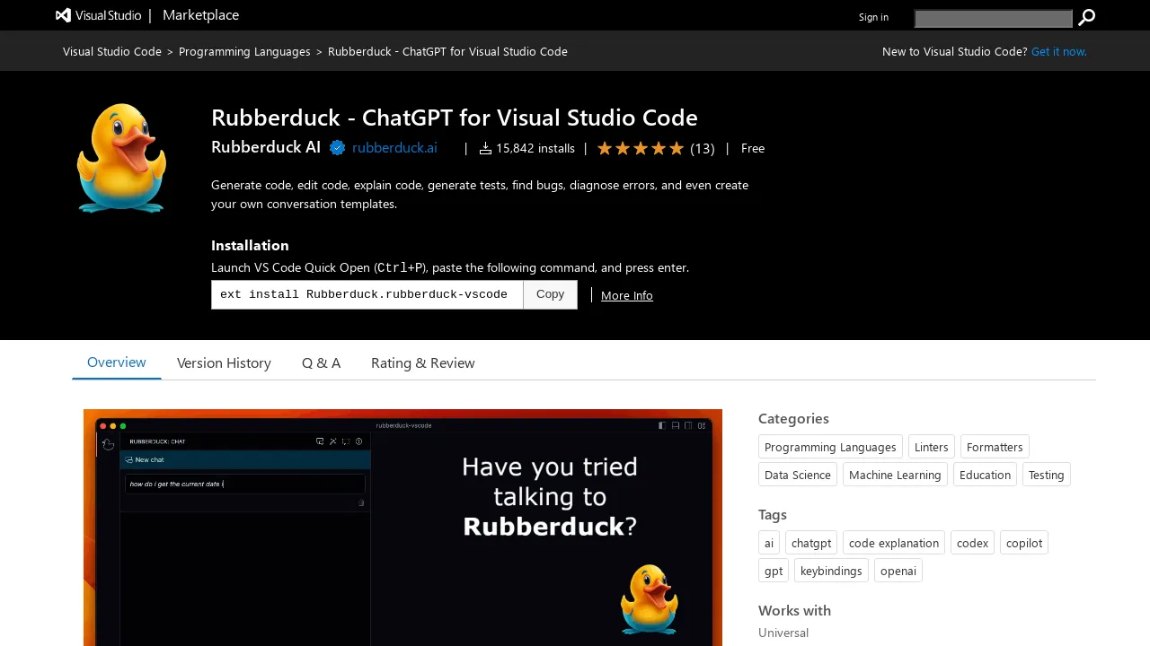 Rubberduck screenshot