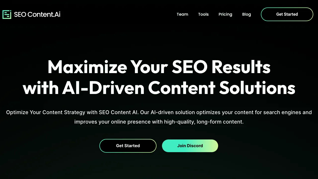 SEO Content AI screenshot