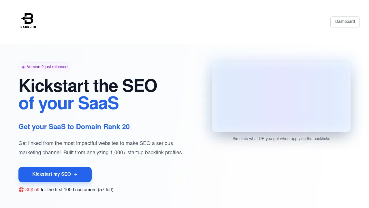 SEO Kickstarter