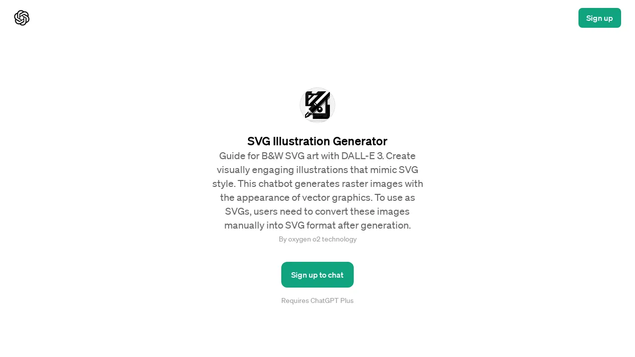 SVG Illustration Generator screenshot