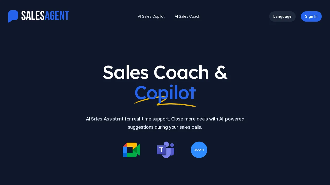 SalesAgent Chat