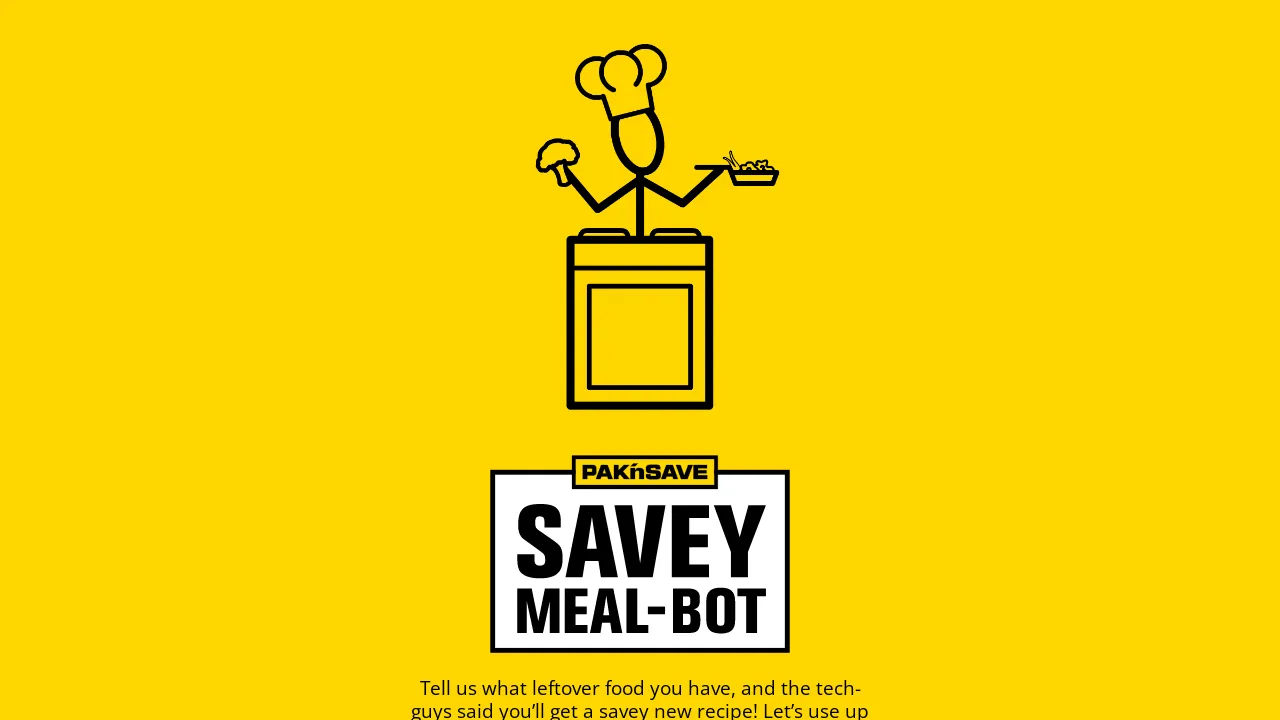 Savey Meal-Bot