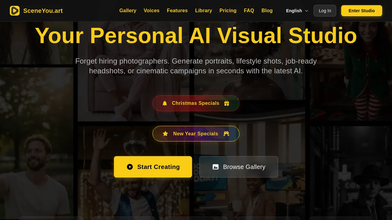 SceneYou.art: Your Personal AI Visual Studio