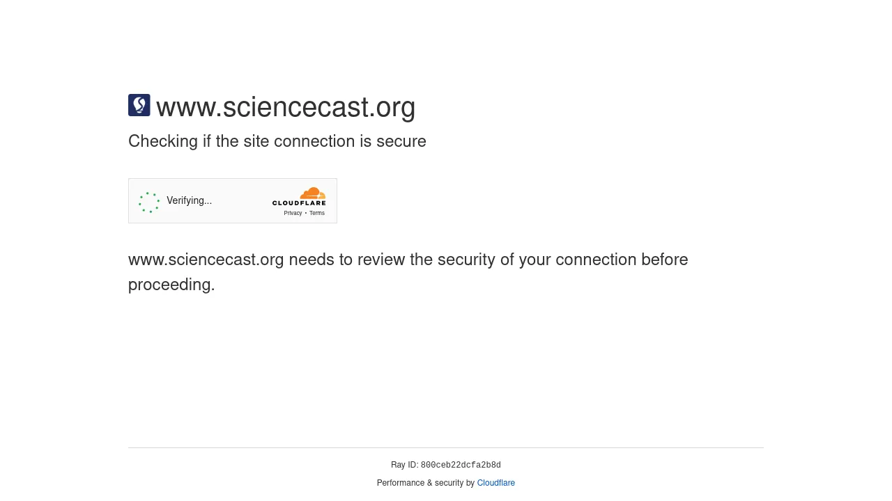 Sciencecast screenshot