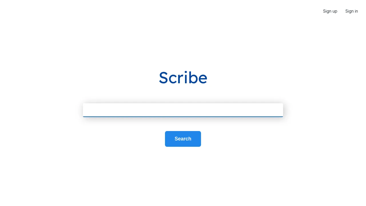 Scribe Search screenshot