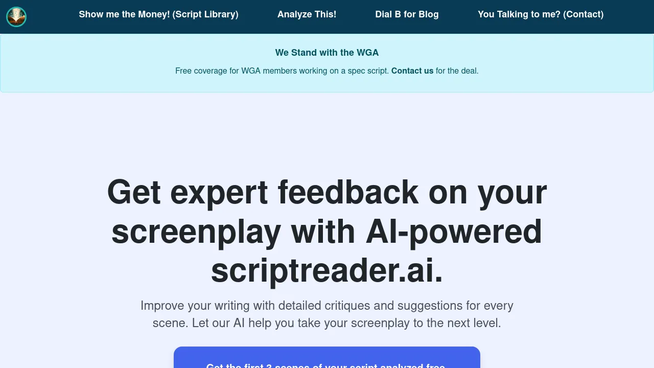 Scriptreader screenshot