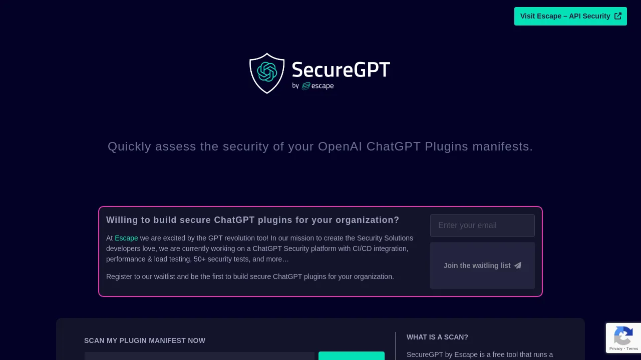 SecureGPT screenshot