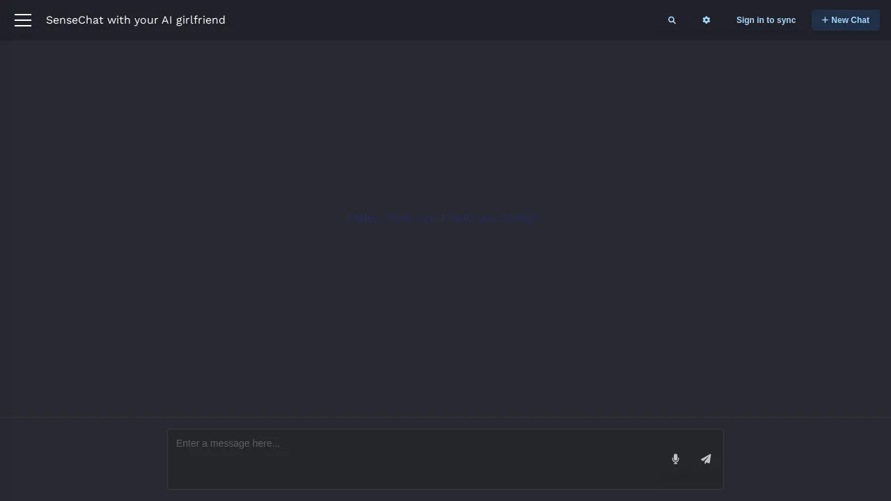 SenseChat screenshot