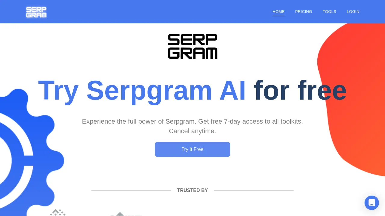 Serpgram screenshot