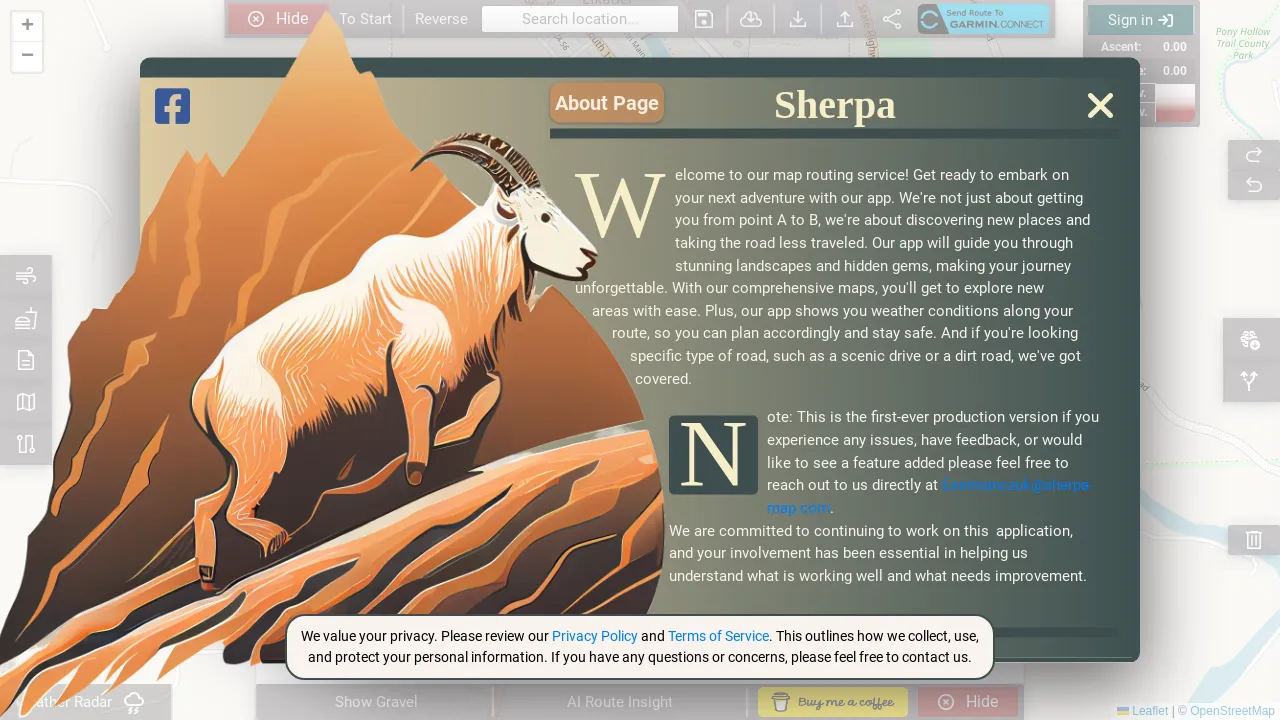 Sherpa-Map screenshot