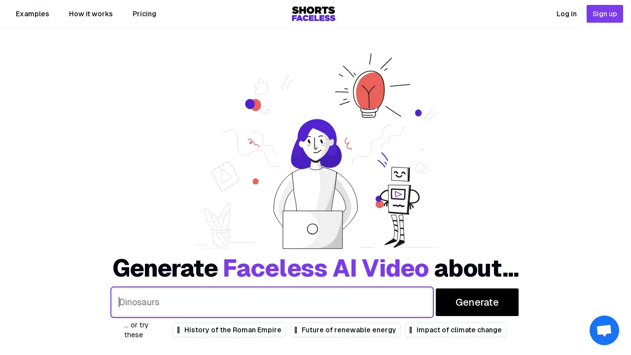Shorts Faceless screenshot